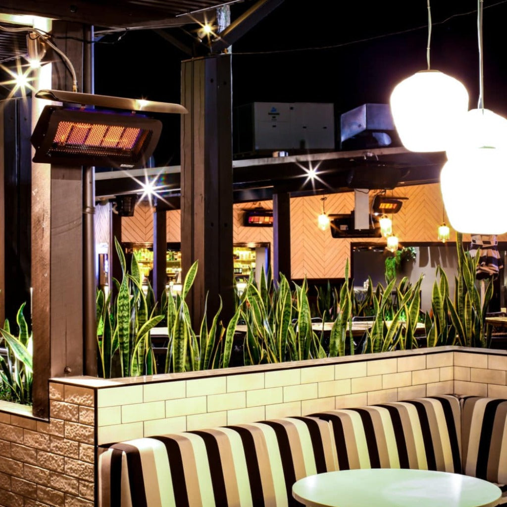 Tungsten SmartHeat™ Gas Patio Heater Wicker Land Patio Victoria