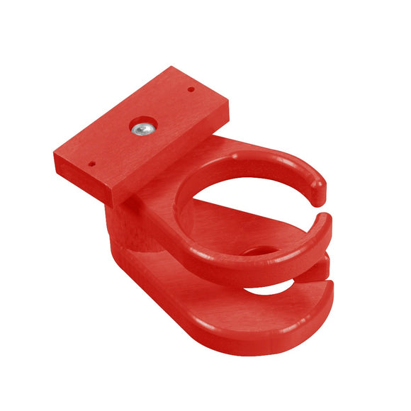 C.R. Plastic Products Furniture Accessories Red-01 A01 Adirondack Cup & Wineglass Holder
