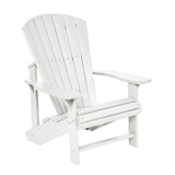 C.R. Plastic Products Furniture - Chairs White-02 C01 Classic Adirondack