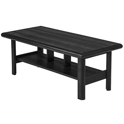 C.R. Plastic Products Furniture - Coffee, End Tables & Ottomans Black-14 DST267 Stratford 49
