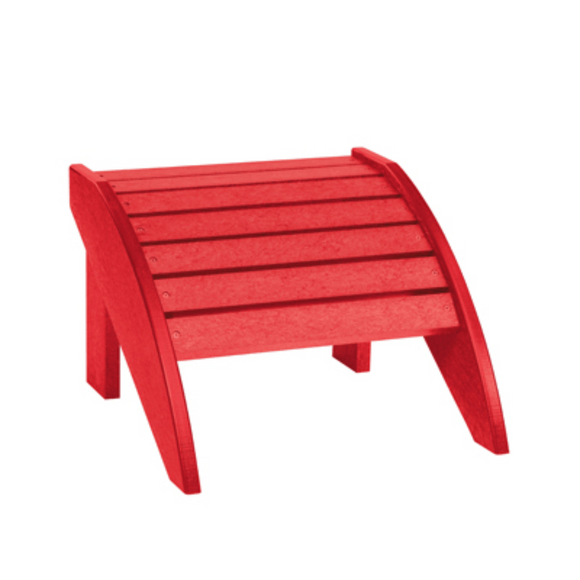 C.R. Plastic Products Furniture - Coffee, End Tables & Ottomans Red-01 F01 Footstool