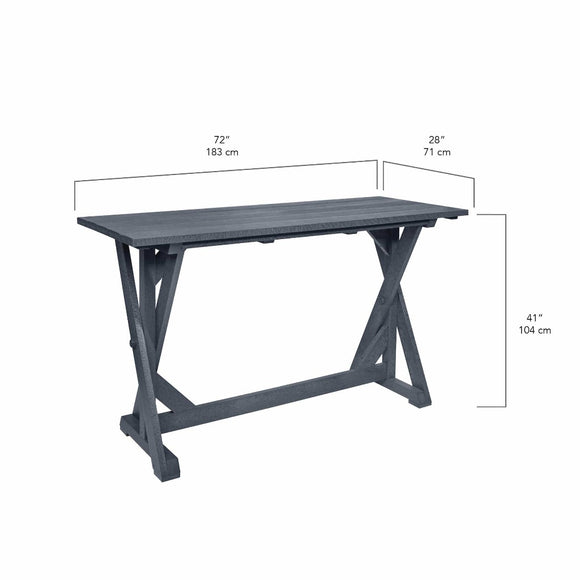 C.R. Plastic Products Table T202 72
