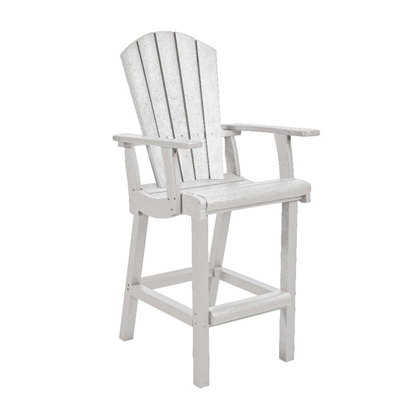 C.R. Plastic Products Table White-02 C28 Classic Pub Arm Chair