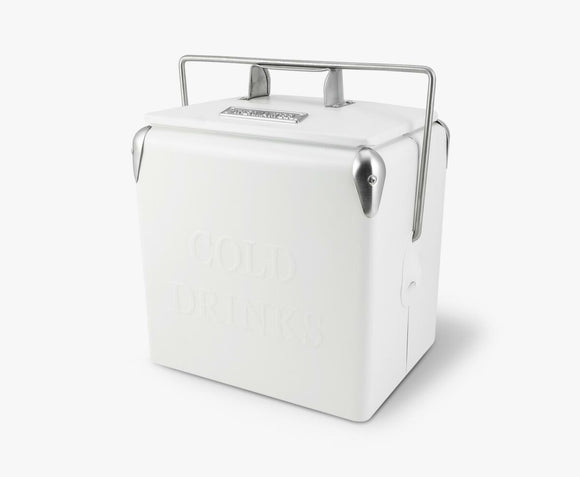 14QT Portable Cooler - White