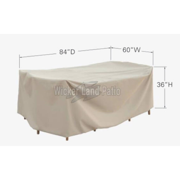 Small Oval/Rectangle Table & Chairs Weather Cover - CP586