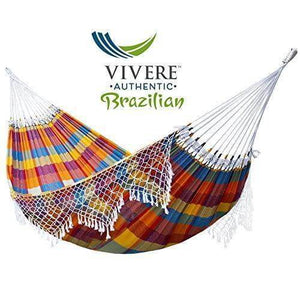 Vivere Hammocks Authentic Brazilian Tropical Hammock - Double