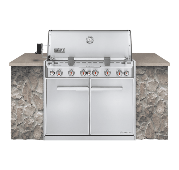 Weber Weber Gas Grills Summit S-660 Built-In Gas Grill Stainless Steel LP - 7360001