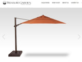 Treasure Garden AG25 Cantilever 11.5 Octagon - Sunbrella Fabric