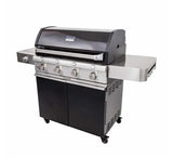 Deluxe Black 4-Burner Gas Grill