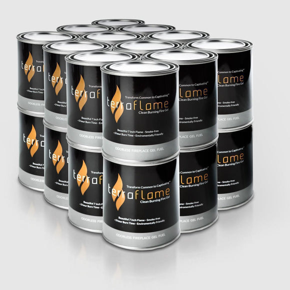 Terra Flame - Case of 24 Gel Fuel Cans