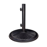 50lbs Cast Iron Classic Umbrella Base: Black