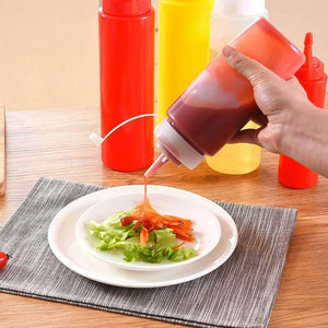 8 Oz Plastic BBQ Sauce Squeeze Bottle