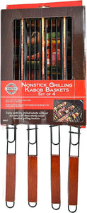 Nonstick Grilling Kabob Baskets (4)