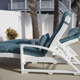 L38 St. Tropez Chaise Lounge w/Wheels