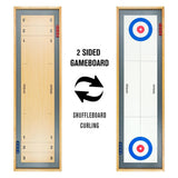 GoSports - Shuffleboard and Curling 2-in-1 Board Game