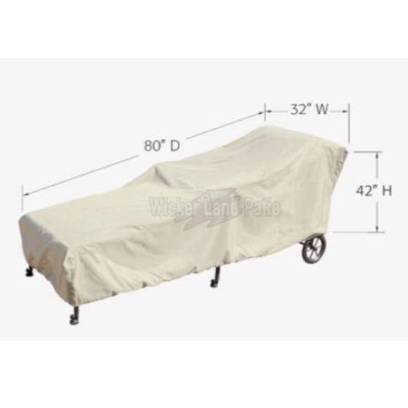 Small Chaise Weather Cover - CP119S