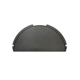 Big Green Egg Barbeque Half Moon Cast Iron Dual Side Plancha Griddle