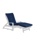 C.R. Plastic Products cushion Canvas Navy - 5439 LP01 Chaise Lounge Cushion