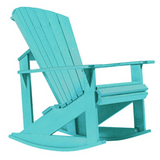 C.R. Plastic Products Furniture - Chairs Turquoise-09 C04 Addy Rocker