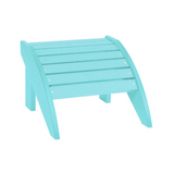 C.R. Plastic Products Furniture - Coffee, End Tables & Ottomans Aqua-11 F01 Footstool