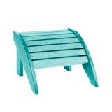 C.R. Plastic Products Furniture - Coffee, End Tables & Ottomans Turquoise-09 F01 Footstool