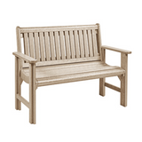 C.R. Plastic Products Furniture - Dining Beige-07 B01 4' Garden Bench