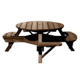 C.R. Plastic Products Furniture - Dining Chocolate-16 T50WC Wheelchair Accessible Picnic Table