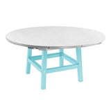 C.R. Plastic Products Coffee Table Aqua-11 TB01 17" Cocktail Legs