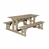 C.R. Plastic Products Dining Table Beige-07 T52 Rectangular Picnic Table