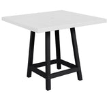 C.R. Plastic Products Table Black-14 TB23 40" Pub Legs