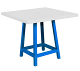 C.R. Plastic Products Table Blue-03 TB23 40" Pub Legs