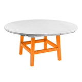 C.R. Plastic Products Coffee Table Orange-13 TB01 17" Cocktail Legs