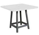 C.R. Plastic Products Table Slate Grey-18 TB23 40" Pub Legs