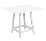 C.R. Plastic Products Table White-02 TB23 40" Pub Legs