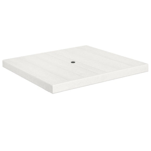 C.R. Plastic Products Dining Table White-02 TT13 40
