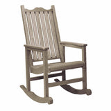 C.R. Plastic Products Rocker Beige-07 C05 Porch Rocker