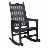 C.R. Plastic Products Rocker Black-14 C05 Porch Rocker