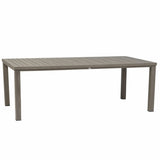 Canbria 84" x 44" Rectangle Dining Table w/Umbrella Hole