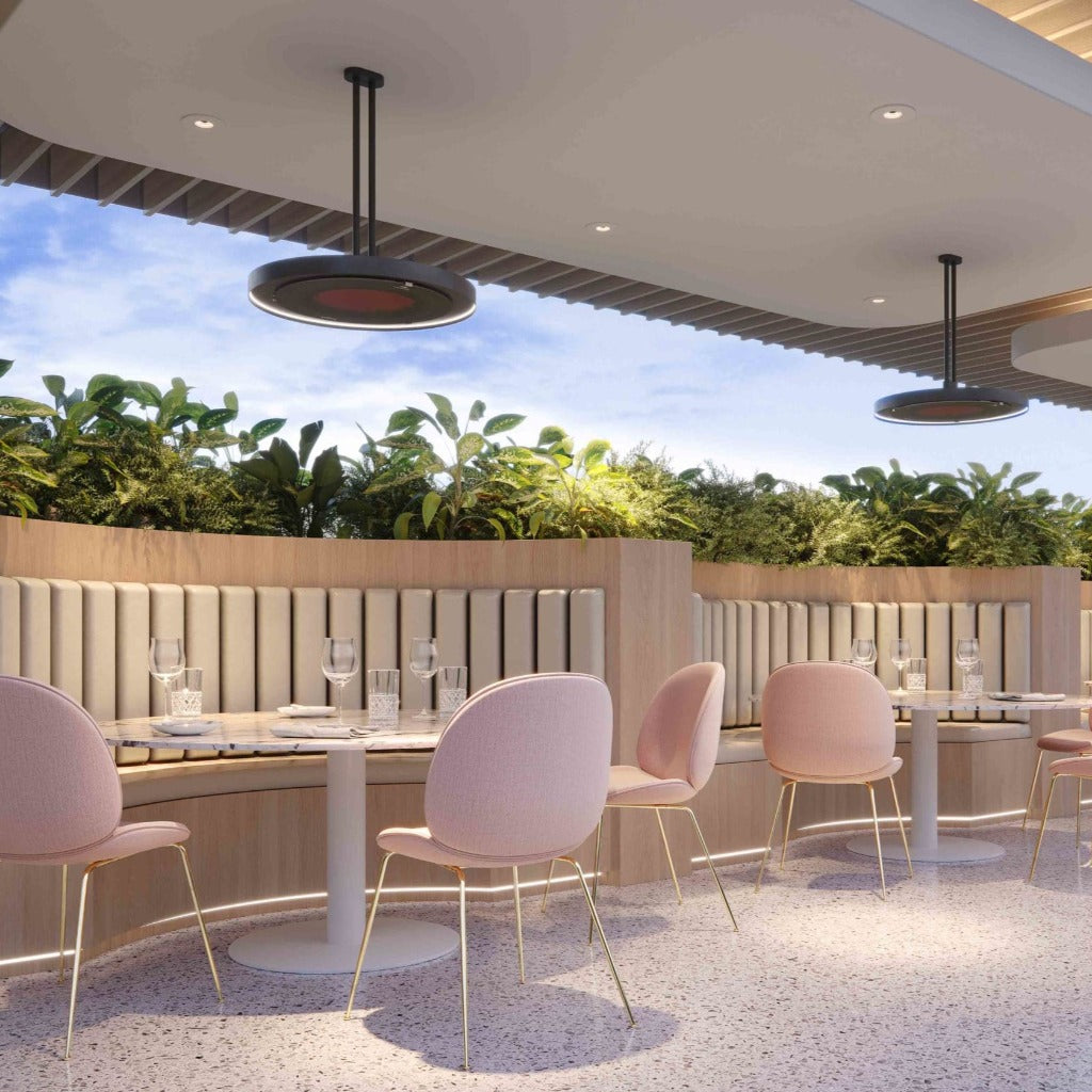 Eclipse SmartHeat™ Electric Patio Heater Wicker Land Patio Victoria