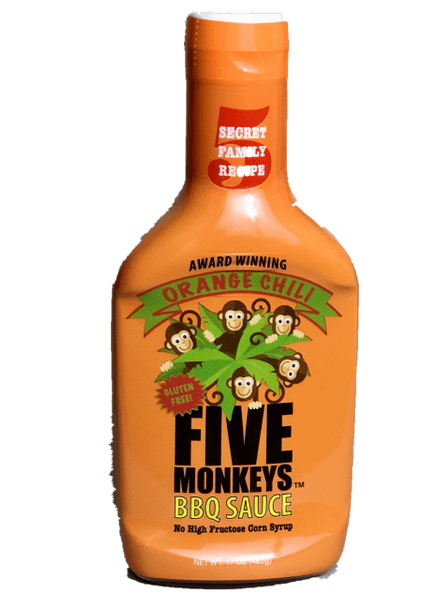 Five Monkeys BBQ Sauce Five Monkeys Orange Chili BBQ Sauce
