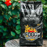 FOGO Charcoal, Pellets & Hardwood FOGO Premium Lump Charcoal (Black Bag) 17.6lbs)