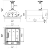 Fontana Pizza Oven The Marinara Wood Fired Home Oven