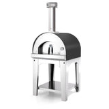 Fontana Pizza Oven With Cart The Margherita Wood Fired Pizza Oven – Rosso (Red)