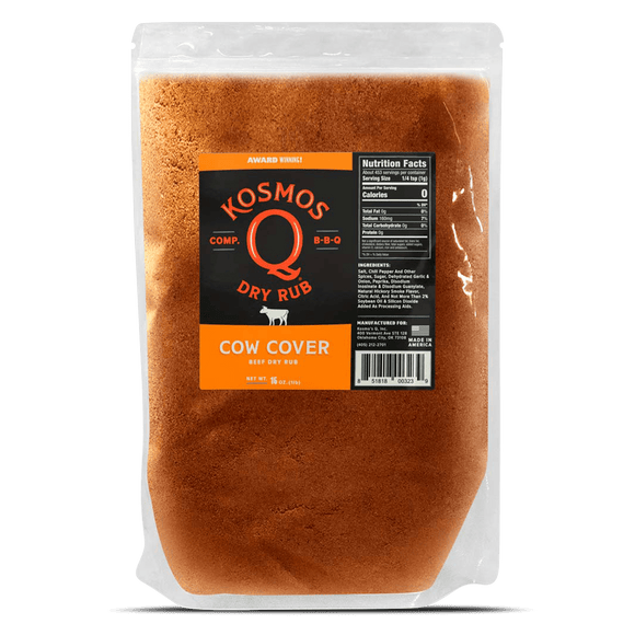 Kosmos Q Rubs, Sauces & Brines Kosmos Q Dry Rub - Cow Cover - 1lb Bag