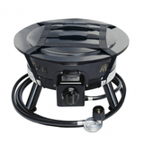 Bear Blaze Fire Bowl 24 "- Black w/ Lid