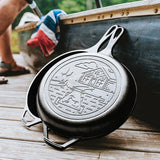 Lodge Cast Iron Cast Iron & Knives Wanderlust 3.2 Quart Cast Iron Cabin Combo Cooker