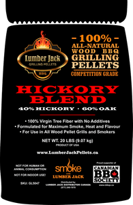 lumberjack BBQ Accessory Lumberjack Hickory Blend Pellets (40Lb)
