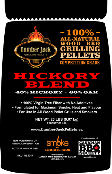 lumberjack BBQ Accessory Lumberjack Hickory Blend Pellets (40Lb)