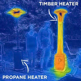 Lumberjack Patio Heaters Big Timber Pellet Heater