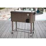 Permasteel Drinkware & Coolers 80 Qt. Wicker Patio Cooler